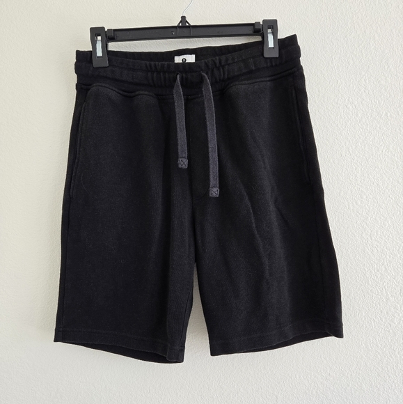 JBS of Denmark Sweat Shorts in Black Organic Cotton Blend size Medium - Picture 3 of 13